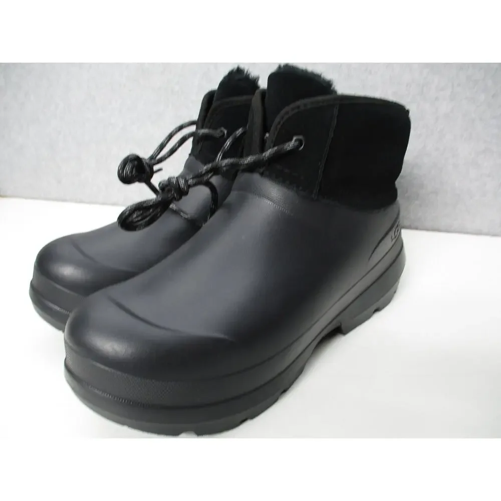 Ugg Tasman X Lace Waterproof Boots Rubber Suede Lined Womens Sz 10